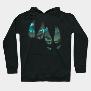 Moose meeting under the stars Hoodie